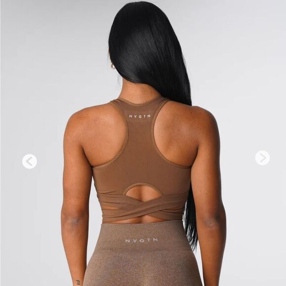 NVGTN NWT Sculpt Seamless Bra Mocha Size M - Picture 1 of 4